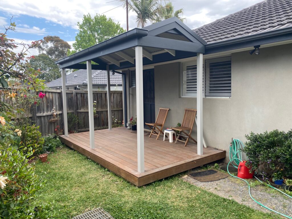 Timber pergola