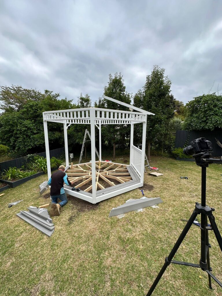 hex gazebo build